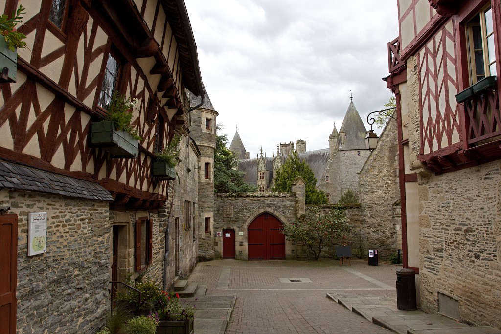 josselin france frankrijk hdr bretagne pontivy morbihan chateau kasteel